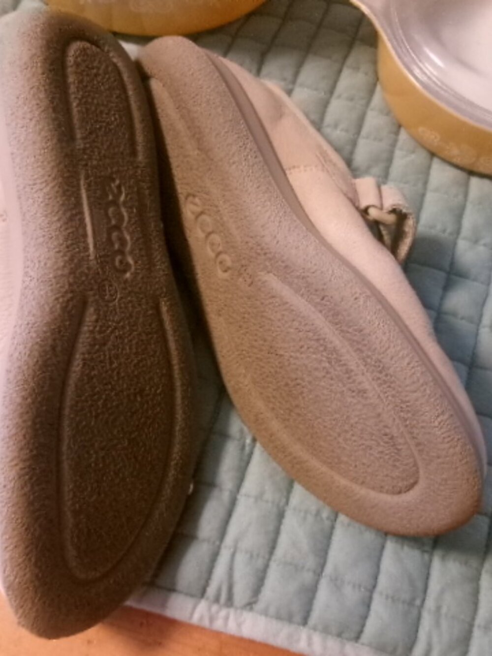 Ecco Maryjane comfort walking shoes tan strap 38 us 7.5 - Picture 5 of 5